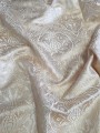 NEW QUALITY WHITE GOLD BROCADE DAMASK