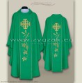 GOTHIC STYLE CHASUBLE green