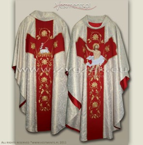 OG-HM-P-3 GOTHIC CHASUBLE "RESURRECTION"