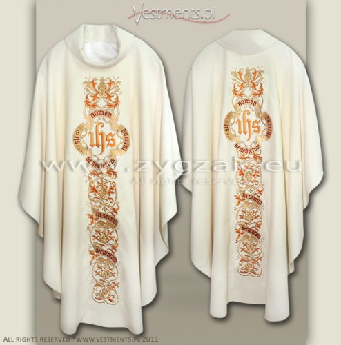 GOTHIC STYLE CHASUBLE