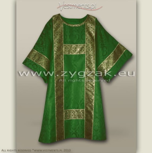 Semi-Gothic style Dalmatic - green