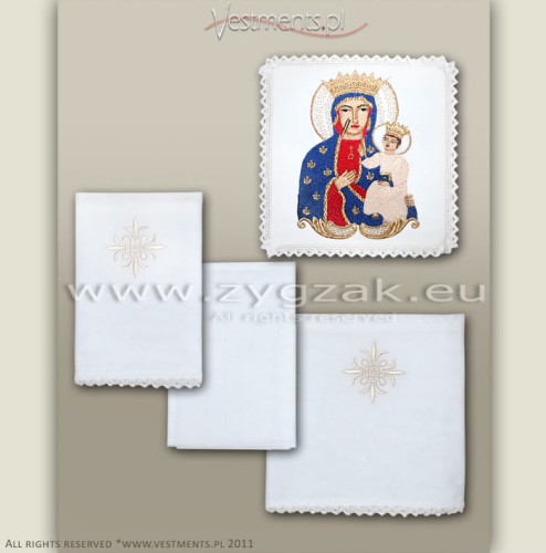C21 "OUR LADY OF CZESTOCHOWA" - CHALICE LINEN SET