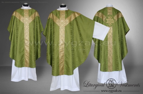 Semi-Gothic style Low Mass Set - olive green
