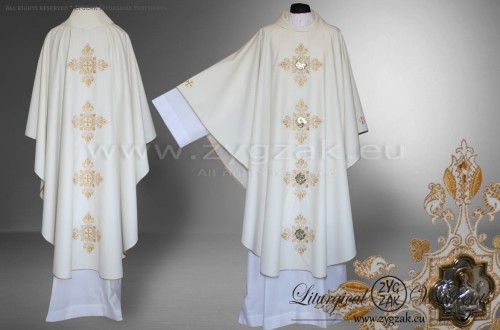 OG-WOOL-1 "THE FOUR EVANGELISTS" GOTHIC CHASUBLE