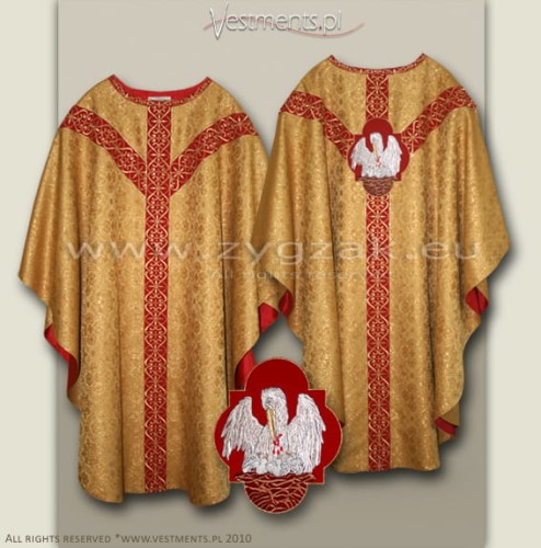 Semi-Gothic style Low Mass Set pelican