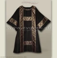 Semi-Gothic style Dalmatic - black/gold