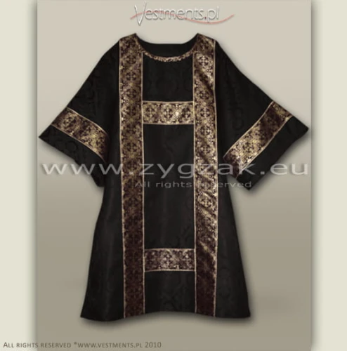 Semi-Gothic style Dalmatic - black/gold