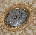 PM-07 CHALICE PALL "Our Lady of Lourdes"