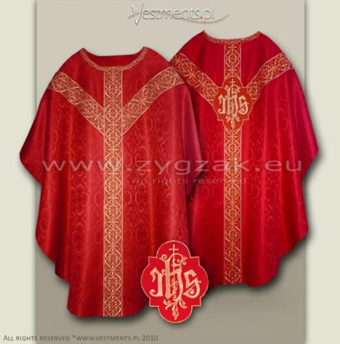 Semi-Gothic style Low Mass Set red