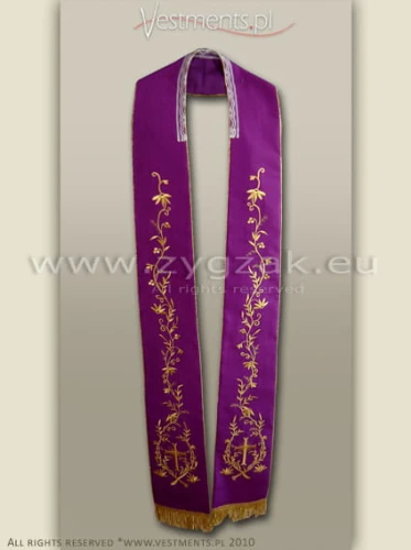 GOTHIC STYLE STOLE
purple