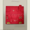 PRIEST STOLE - GH design - SEMIGOTHIC STYLE - DECORATED WITH EMBROIDERED ORPHREYS