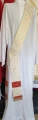 DEACON'S STOLE - GH design - SEMIGOTHIC STYLE - DECORATED WITH EMBROIDERED ORPHREYS
