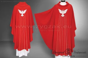 OG-HM-D-5 GIFTS OF THE HOLY SPIRIT GOTHIC STYLE CHASUBLE