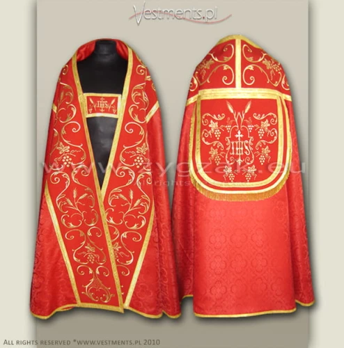 Roman style Cope red