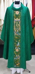 OG7-HM-1 richly embroidered Gothic style Chasuble