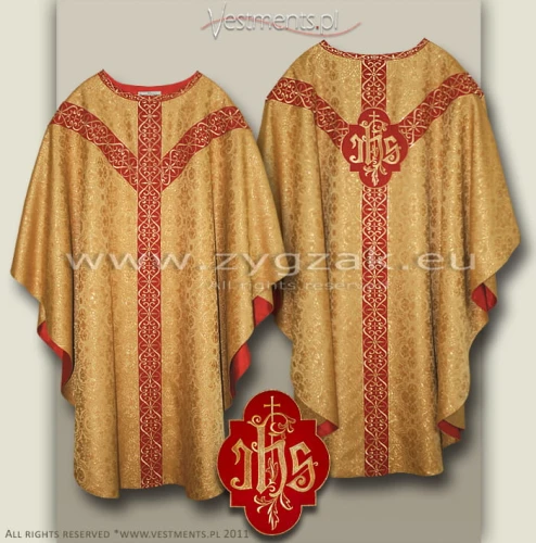 Semi-Gothic style Low Mass Set gold