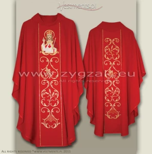 OG-HM-P-14 GOTHIC CHASUBLE "CHRIST THE KING"