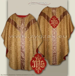 OS-BRO-GT DARK GOLD/RED SEMI-GOTHIC STYLE LOW MASS SET