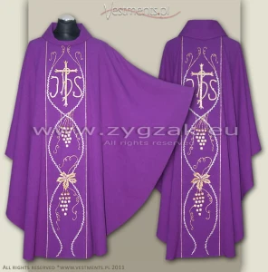 OG-HR-IHS-6  GOTHIC CHASUBLE
