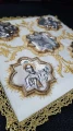 PM4 WHITE CHALICE PALL "The Four Evangelists"