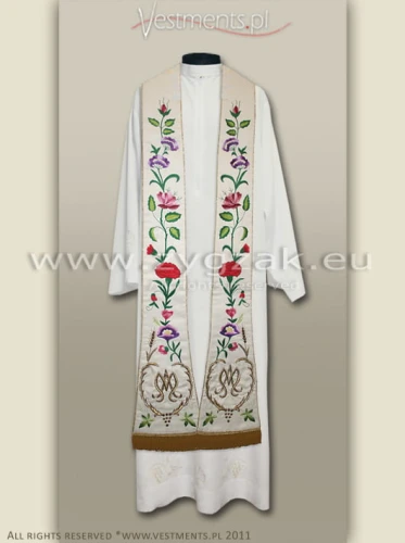 SR-HR-9 ROMAN STYLE STOLE  - "Marian Design"