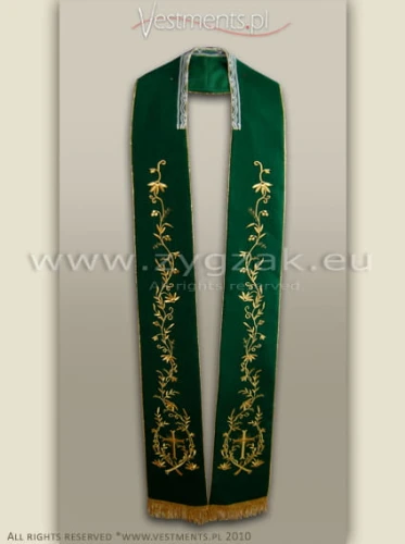 GOTHIC STYLE STOLE - green