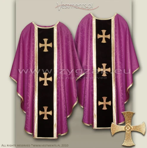 GOTHIC STYLE CHASUBLE - purple