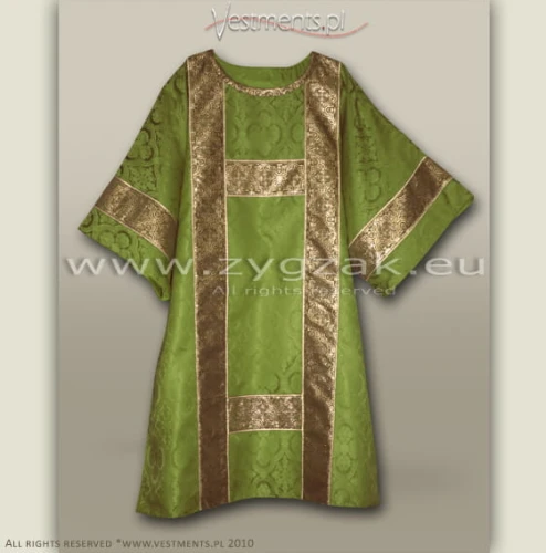 olive green    Semi-Gothic style Dalmatic