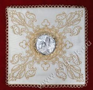 PM-07 CHALICE PALL "Our Lady of Lourdes"