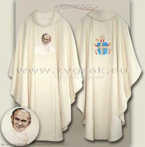 OG-HM-JPII "POPE JOHN PAUL II" Gothic Chasuble