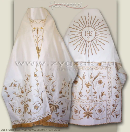 Traditional Roman style Humeral Veil