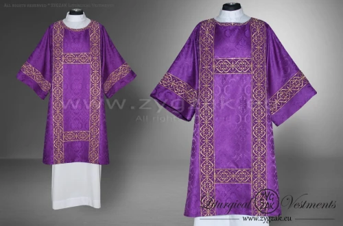Semi-Gothic style Dalmatic purple