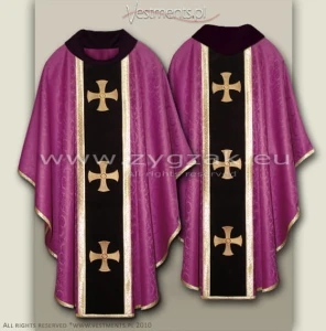 OG-HM-4C ROMAN PURPLE - GOTHIC CHASUBLE