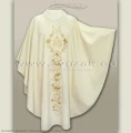 WHITE GOTHIC STYLE CHASUBLE