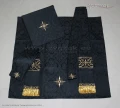 PIECES - decorated with black&gold embroidered orphreys and high quality metal fringe option to choose