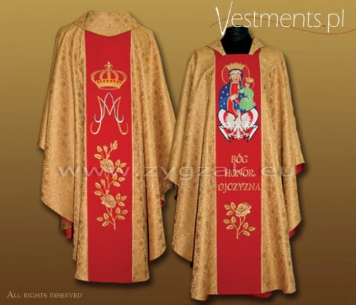 MARIAN GOTHIC STYLE CHASUBLE