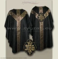 Semi-Gothic style Low Mass Set - black/gold.