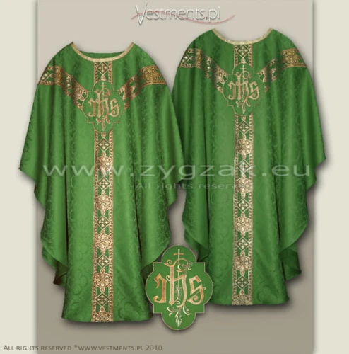 Semi-Gothic style Low Mass Set - green.