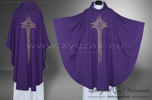 OG-HM-X-10 GOTHIC CHASUBLE - PURPLE