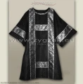 Semi-Gothic style Dalmatic - black/silver