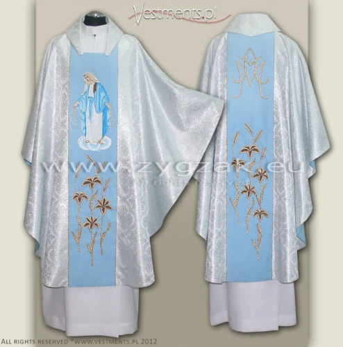 OG-HR-P-32 Marian design GOTHIC STYLE CHASUBLE