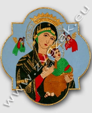 MAR-4 MARIAN EMBLEM "OUR LADY OF PERPETUAL HELP"