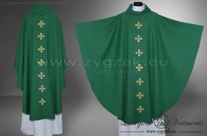 OG-HM-X-14 GOTHIC CHASUBLE - GREEN