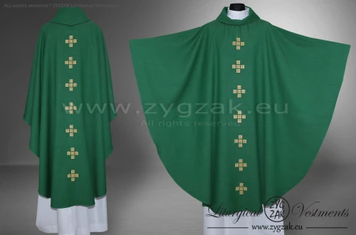 OG-HM-X-14 GOTHIC CHASUBLE - GREEN