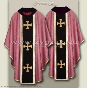 OG-HM-4C ROSE - GOTHIC CHASUBLE