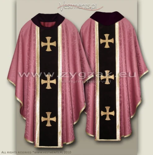OG-HM-4C ROSE - GOTHIC CHASUBLE