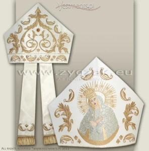 M8-2 HIGHLY DECORATIVE MITRE "OUR LADY OF OSTRA BRAMA"
