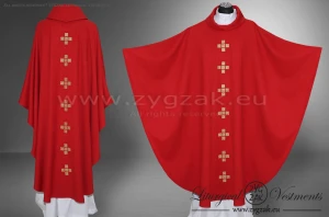 OG-HM-X-14 GOTHIC CHASUBLE - RED