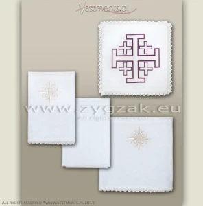 C12 PURPLE - CHALICE LINEN SET