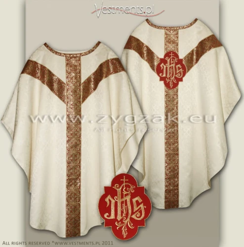 Semi-Gothic style Low Mass Set white
